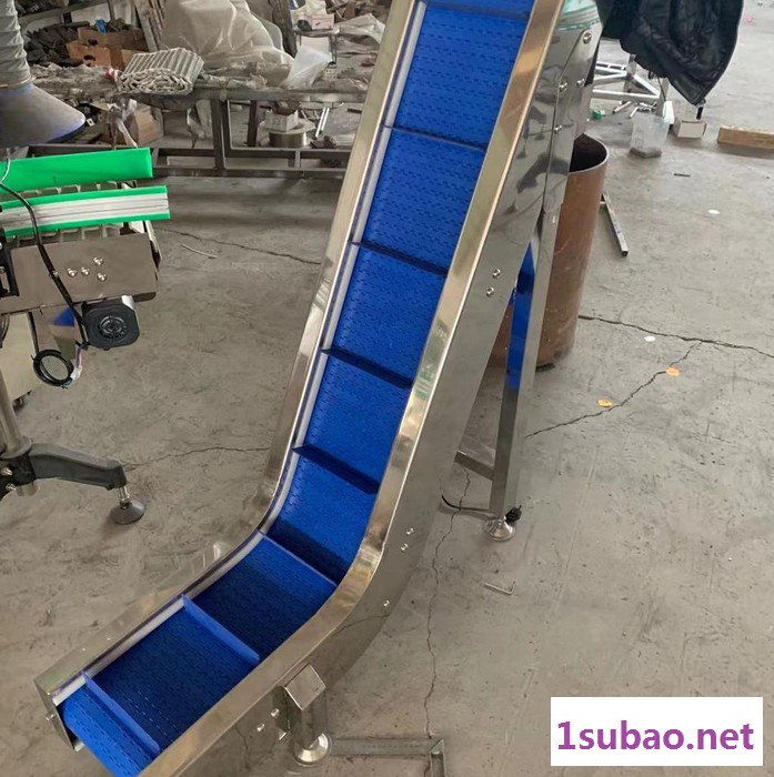 乐宇塑料链板食品输送机 塑料链板提升机 塑料链板转弯输送设备批发图4