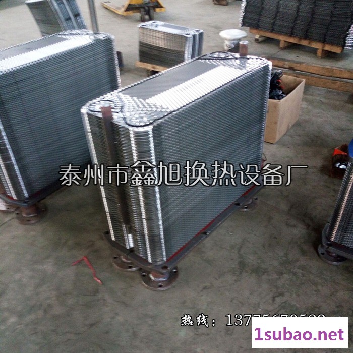 工业冷水机用板式冷却器空调表冷器冷却器定做不锈钢翅片冷却器图3