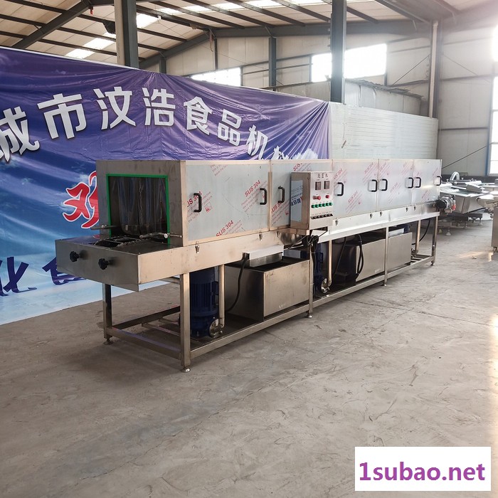 塑料桶全自动清洗设备 塑料垃圾桶清洗消毒设备 洗筐机图2