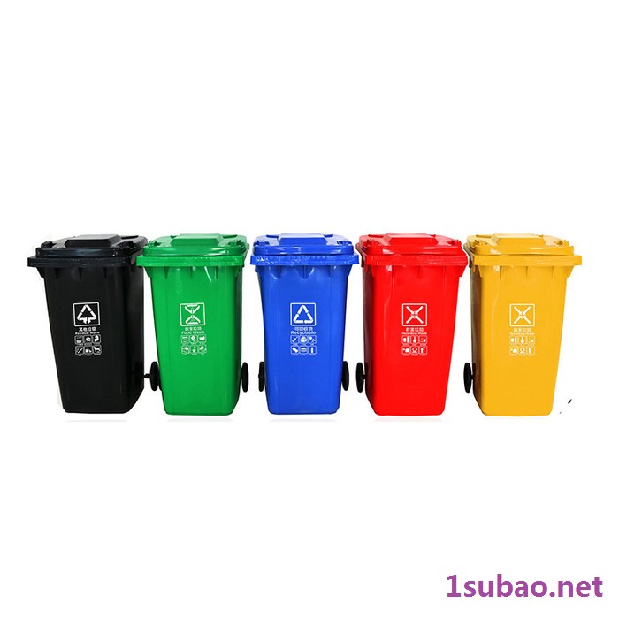 大号塑料挂车环卫垃圾桶 加厚挂车塑料垃圾桶 户外垃圾桶设备 正合规格齐全图6