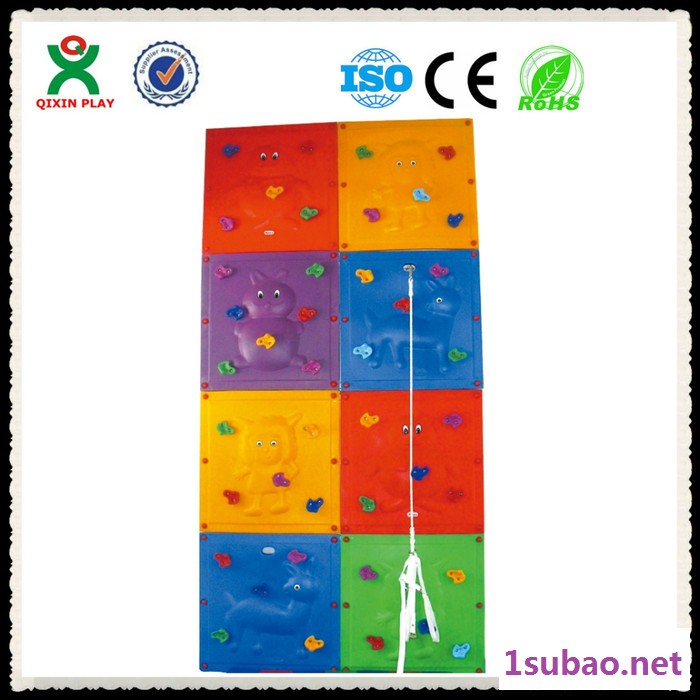 广州奇欣QX-097B 儿童游乐设备 攀爬墙 幼儿园设备 塑料攀爬墙 攀爬架 攀登架 儿童体能训练 拓展图3