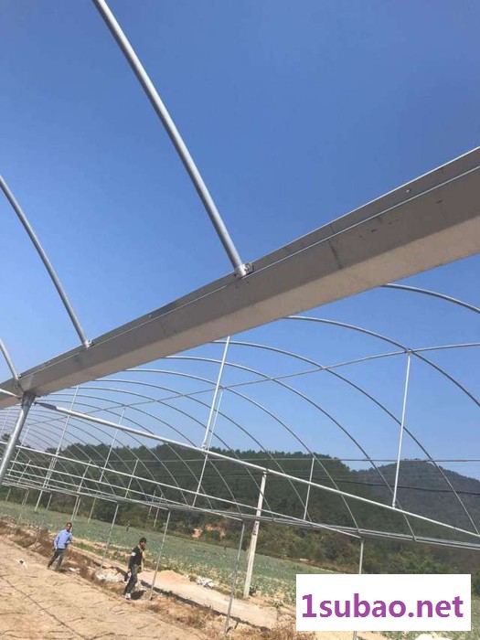 椭圆大棚管 塑料温室大棚骨架 大棚骨架生产设备 养殖大棚扁管图3