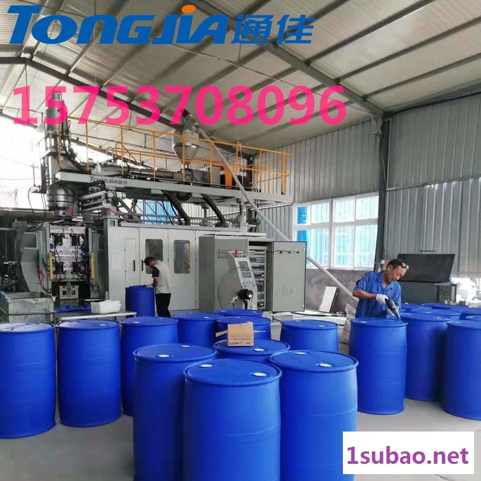 一台生产塑料桶的机器价格 塑料桶吹塑机品牌 双环桶设备厂家图4
