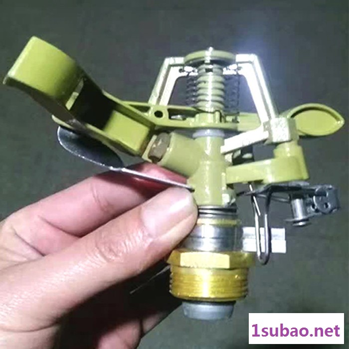 **360度自动旋转摇臂喷头  草坪园林喷头 塑料喷头 合金喷头 角度可调流量可控喷头 农田喷灌喷头 喷灌设备图2