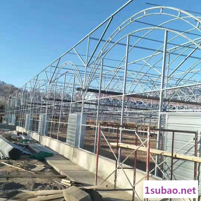 塑料温室大棚 定做新型养殖大棚管 大棚骨架 大棚骨架生产设备图5