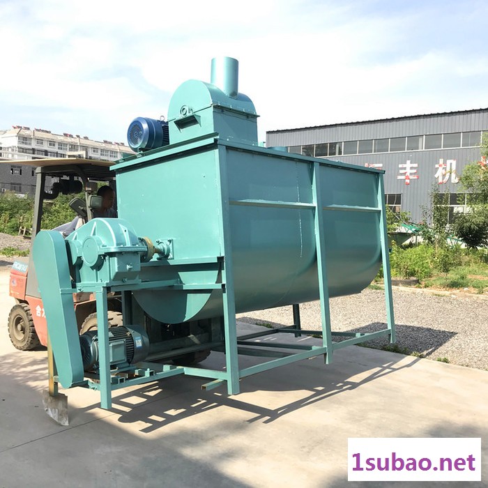 卧式干粉搅拌设备 大型养殖场饲料粉碎搅拌机  洗衣液搅拌机 塑料搅拌设备机图7