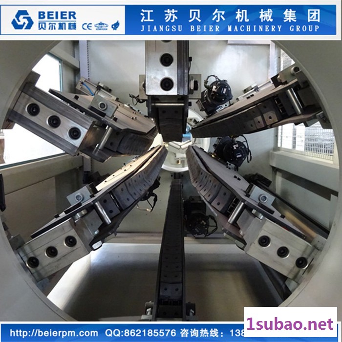 江苏贝尔机械集团，HDPEΦ160-450塑料管材挤出生产线机器 塑料管材设备图2