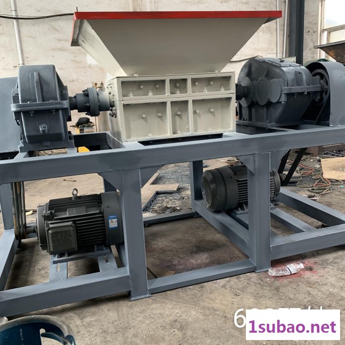 百旭机械供应 撕碎机 废旧塑料撕碎机  工业塑料垃圾压块铁塑铝合金粉碎机图3