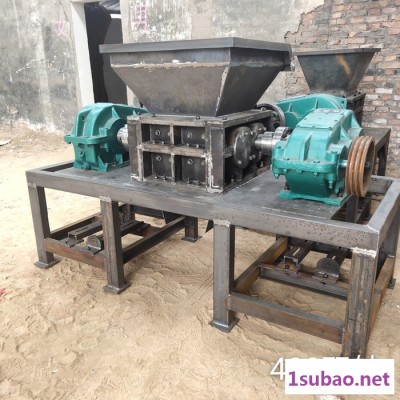 百旭機械供應 撕碎機 廢舊塑料撕碎機  工業塑料垃圾壓塊鐵塑鋁合金粉碎機
