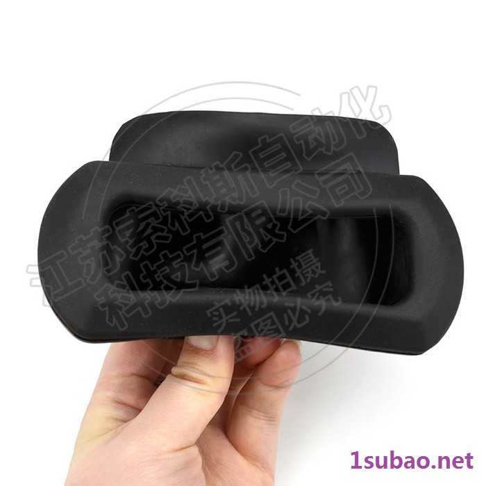 索科斯UWAUNB62自动化设备提手嵌入式拉手工程塑料隐藏把手橡胶弹性圆背扣抽手图2