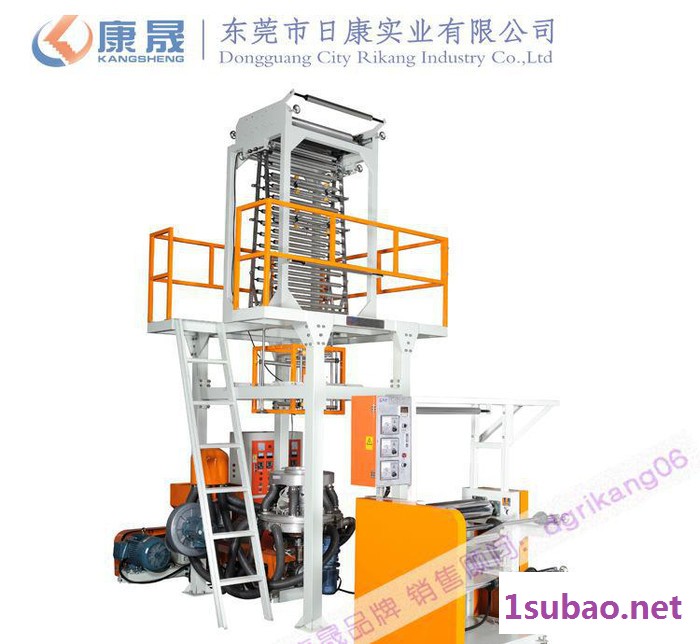 再生料吹膜机可生产购物袋，回收袋的吹膜机图3