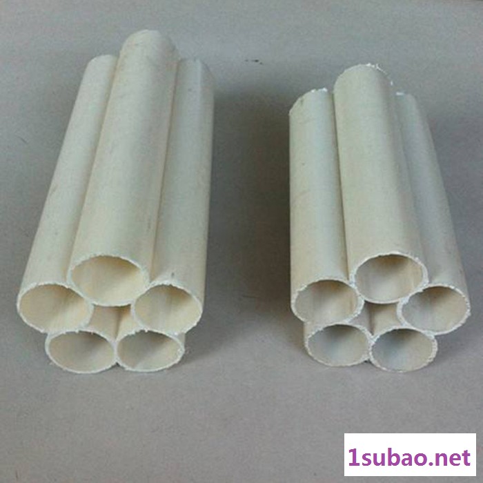 白色pe七孔耐用梅花管蜂窝管 塑料管材五孔通讯管图4