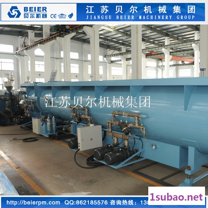 江苏贝尔机械集团，HDPEΦ715-1220排水管道挤出生产线设备 塑料管材设备图2