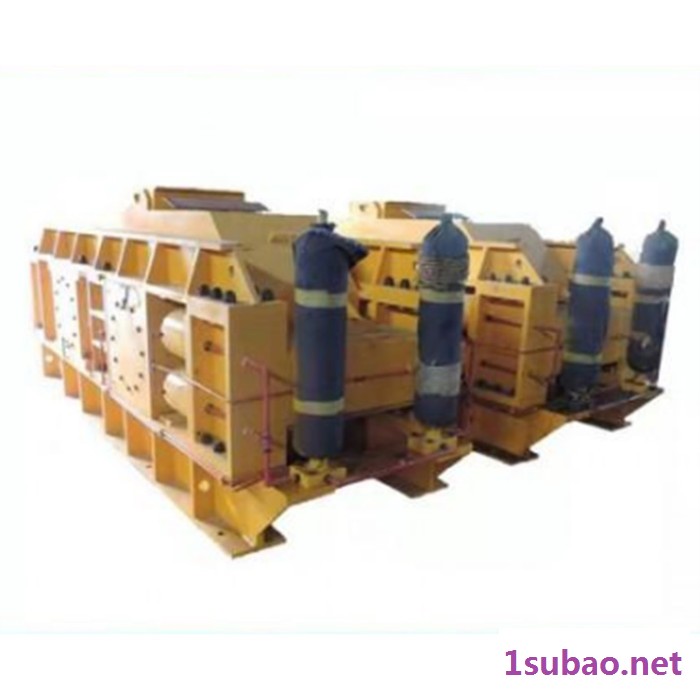 滚轮金属粉碎机 塑料彩钢瓦型破碎机 双轴对辊废铁破碎机价格图7