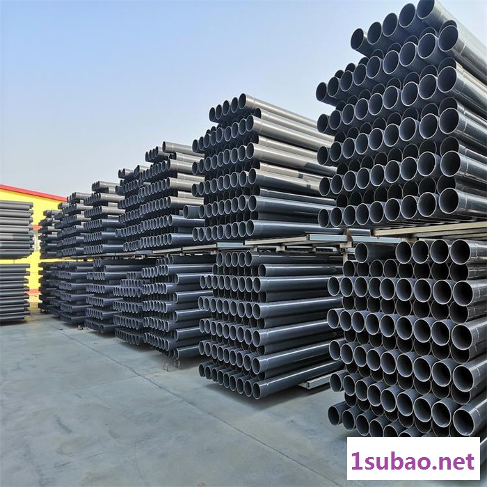 厂家直供UPVC给水管材φ90*6.7 1.6MPa  PVC塑料管道 可定制PVC-U给水管材图2