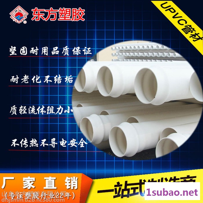 厂家直供UPVC给水管材φ90*6.7 1.6MPa  PVC塑料管道 可定制PVC-U给水管材图7