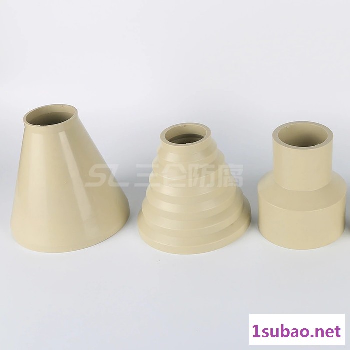 厂家供应 塑料管件 PPH大小头异径管 PPH管材厂家 阀门生产厂家图4