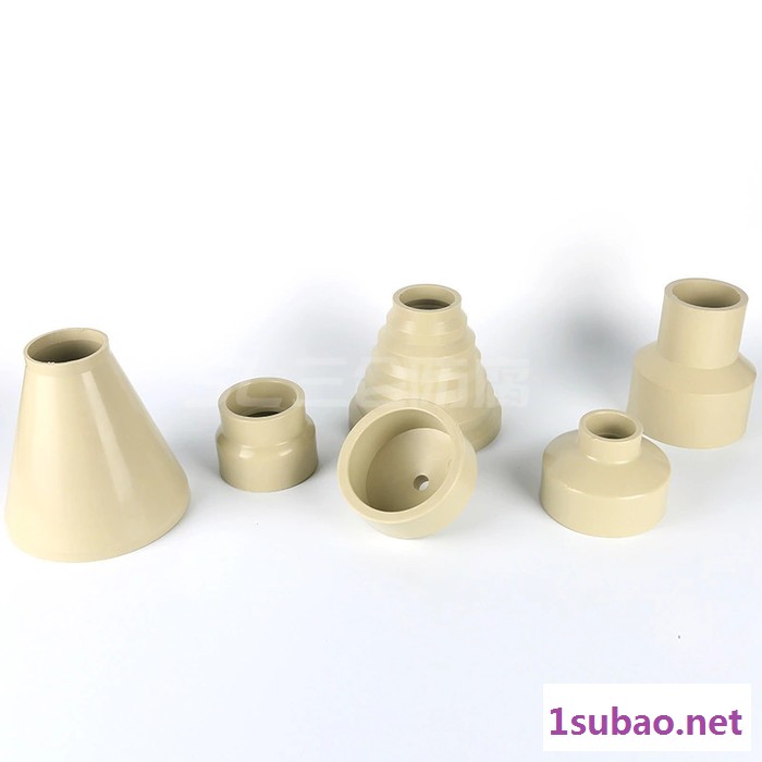 厂家供应 塑料管件 PPH大小头异径管 PPH管材厂家 阀门生产厂家图2