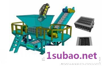旧钢铁旧塑料破碎机金属塑料编织袋双轴撕碎机 批发图3