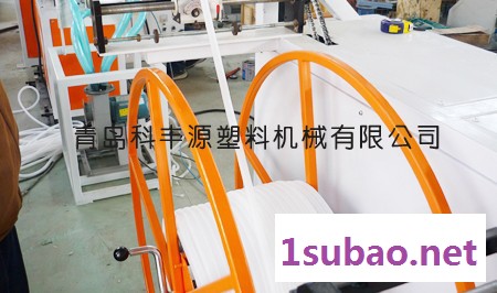 科丰源   PE/PP/PVC单壁波纹管生产线    波纹管生产线  山东塑料管材设备 价格电议图4