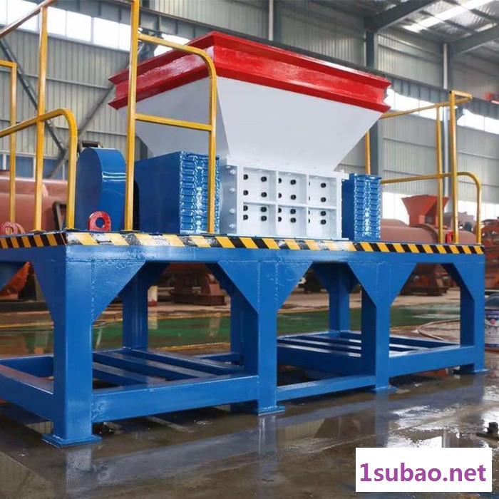 富德1000工业垃圾粉碎机重型钢绞绳管材撕碎机金属塑料破碎机废料塑钢瓦撕碎机木材边角料撕碎设备图4