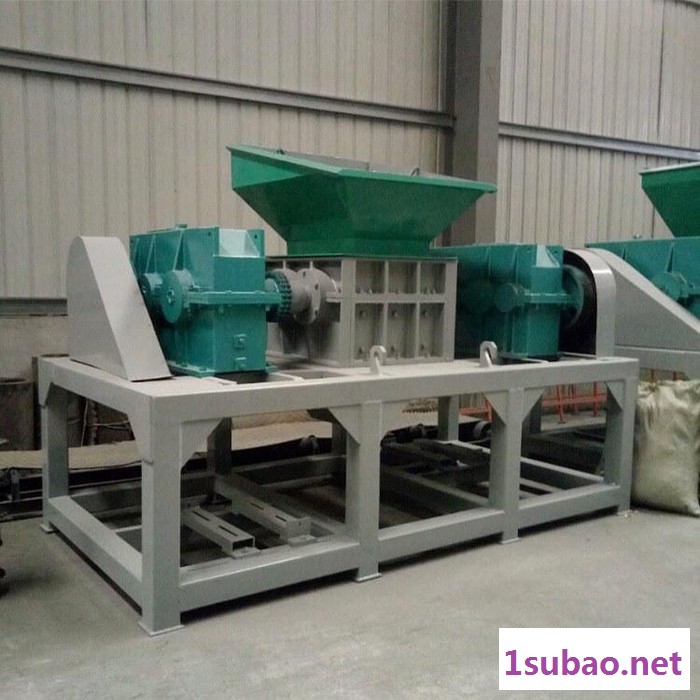 富德1000工业垃圾粉碎机重型钢绞绳管材撕碎机金属塑料破碎机废料塑钢瓦撕碎机木材边角料撕碎设备图5
