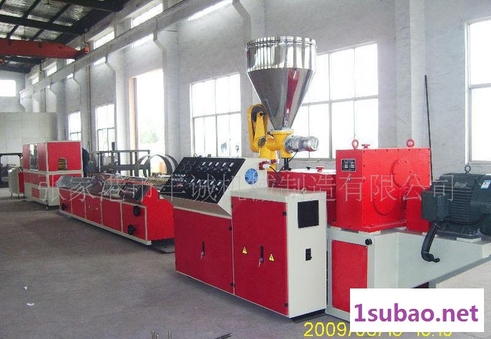 双螺杆塑料管材挤出机 密封条挤出机 全自动中空胶管挤出机图2