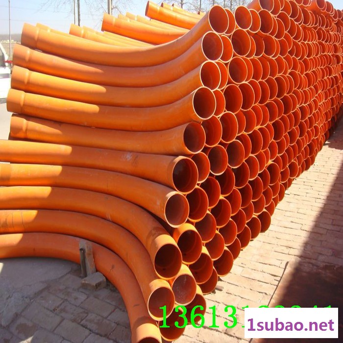 河北高压，电力管价格，橘红色高压电力管厂家 塑料管材图5