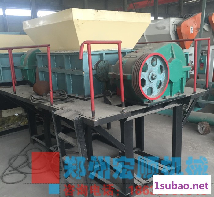 直销轮胎橡胶铁皮金属物品双轴撕碎机 管材大型木块破碎机图3
