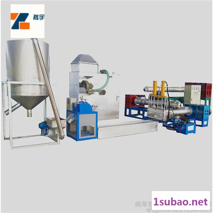 哲宇135型电加热塑料颗粒机 废旧塑料造粒机图2