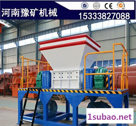 豫矿多功能双轴破碎机，洛阳大型管材撕碎机，双轴金属撕碎机图2