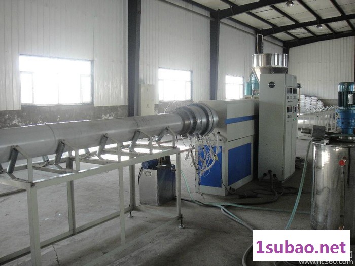 供应莱芜金冠塑机150超高分子聚乙烯塑料管材挤出机生产线及设备图2