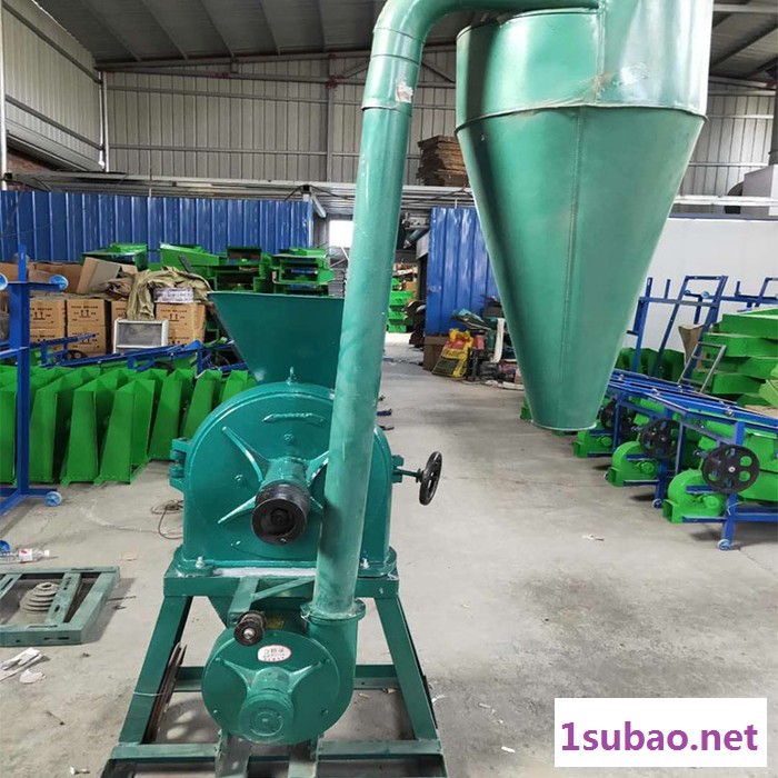 富德120辣椒加工磨粉机农业杂粮粉碎加工机小型玉米磨粉机高粱玉米破碎机自吸上料锤片粉碎机图3