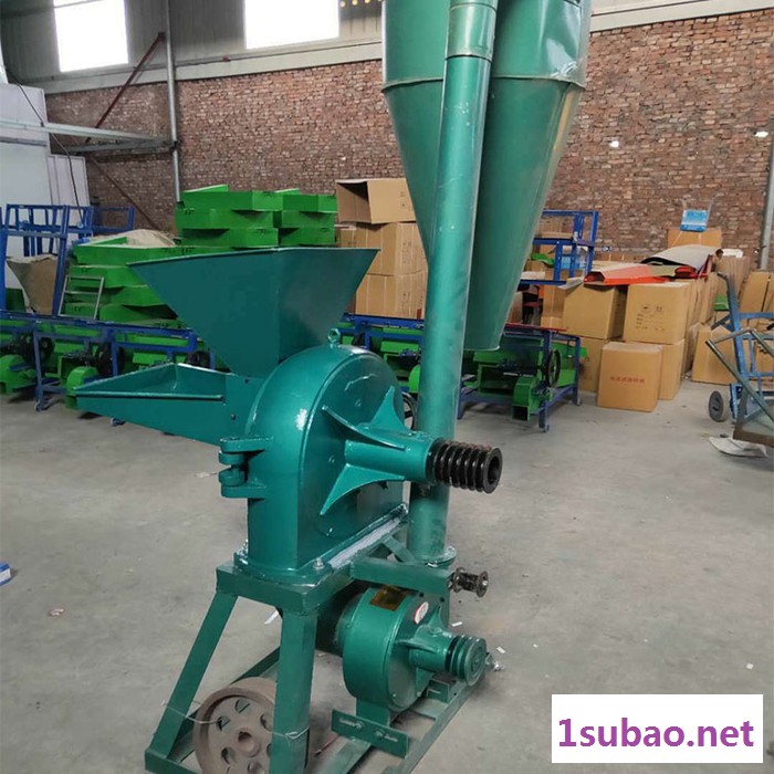 富德120辣椒加工磨粉机农业杂粮粉碎加工机小型玉米磨粉机高粱玉米破碎机自吸上料锤片粉碎机图4