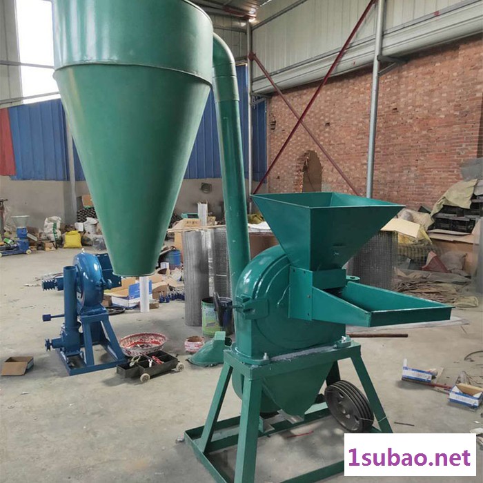 富德120辣椒加工磨粉机农业杂粮粉碎加工机小型玉米磨粉机高粱玉米破碎机自吸上料锤片粉碎机图5