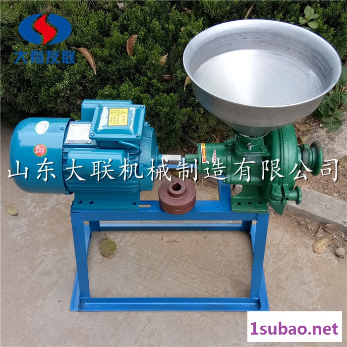 电动磨面磨粉磨浆机 电动磨盘花生磨粉机 多功能摊煎饼磨糊机7图7