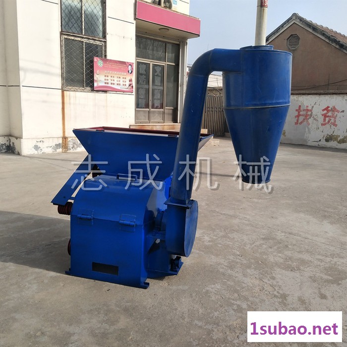 多规格饲料粉碎机 高效率草料加工机械 谷物稻壳杂粮磨粉机图7