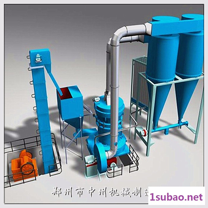 中州机械 超细磨粉机 雷蒙磨超细磨粉机 小型蓝碳磨粉机 超细粉碎机经销图7