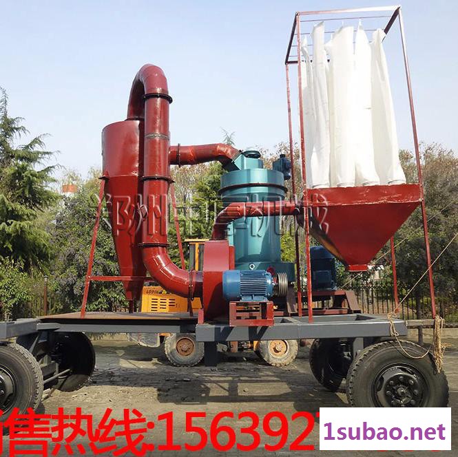 移动式小型雷蒙磨粉机 石灰石高岭土铝矾土磨粉机图2