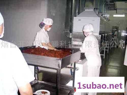 浩铭牛肉干燥灭菌设备 肉干杀菌设备 微波肉制品灭菌机图2