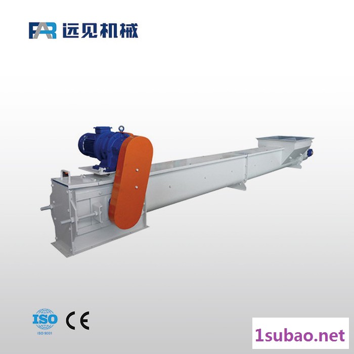 远见牌TGSU 干燥颗粒输送机 冷却饲料输送设备 半圆形刮板输送机图2