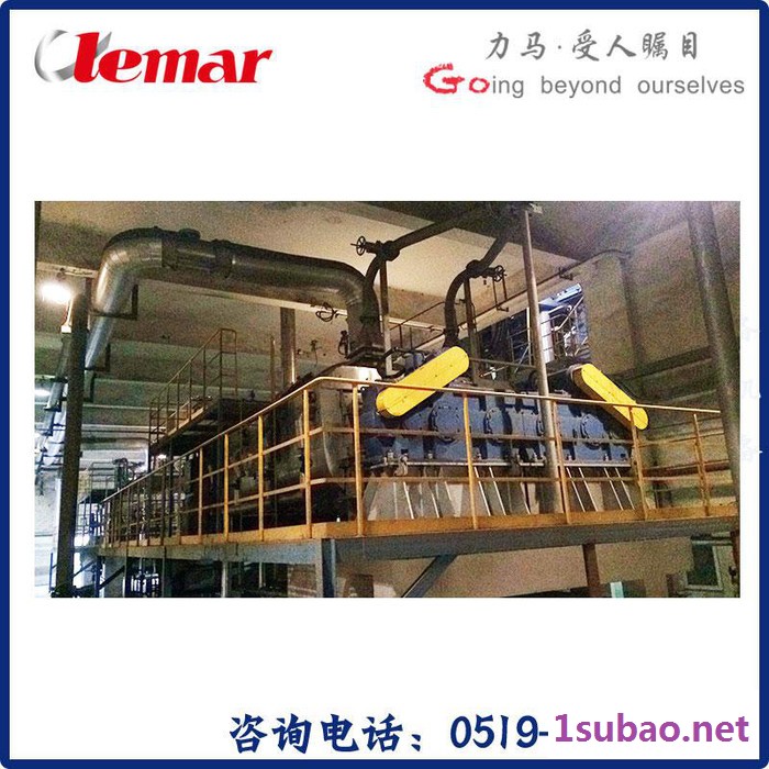 常州力马-干化含锌污泥双桨叶干燥机、KJG-190平方双轴空心桨叶干化设备图2