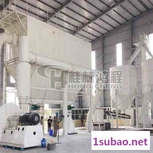 桂林鸿程HCH780 干法超细磨粉机石墨碳素超细环辊磨图2