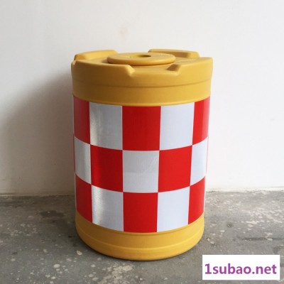 鸿铭 防撞桶 塑料警示隔离桶 隔离墩 吹塑滚塑 水马防撞桶 可定制