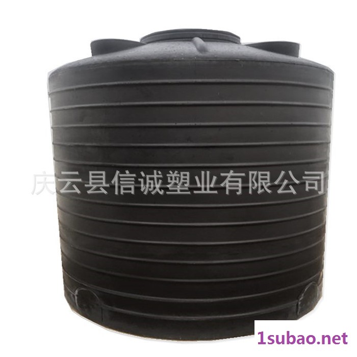 信诚生产加工5立方塑料储罐 滚塑一次成型5吨pe水塔化工塑胶水箱。图5