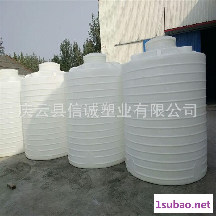 信诚生产加工5立方塑料储罐 滚塑一次成型5吨pe水塔化工塑胶水箱。图6