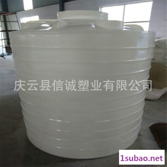信诚生产加工5立方塑料储罐 滚塑一次成型5吨pe水塔化工塑胶水箱。图4
