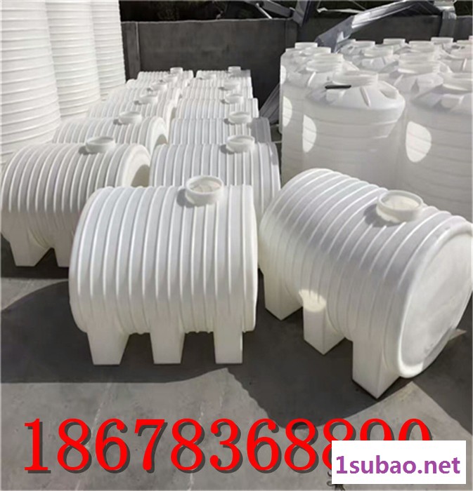 信诚山东滚塑厂家5吨卧式塑料桶 车载运输5立方pe储罐加工定做图2