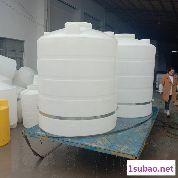 华社立式全新塑料储罐水塔8吨储水桶PE水箱消防环保应急储存减水剂化工桶 全新滚塑加厚图3