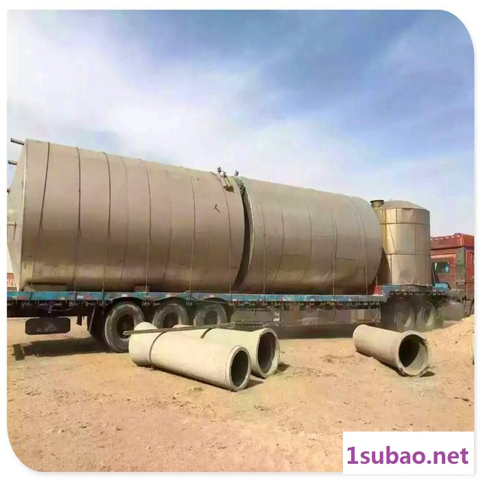 湘西滚塑储罐二手价,304不锈钢储存罐回收图2